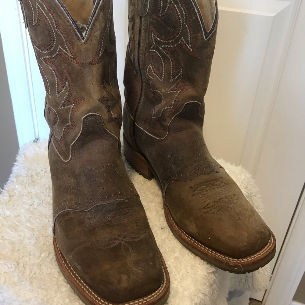 Men’s Double H Square Toe Boot